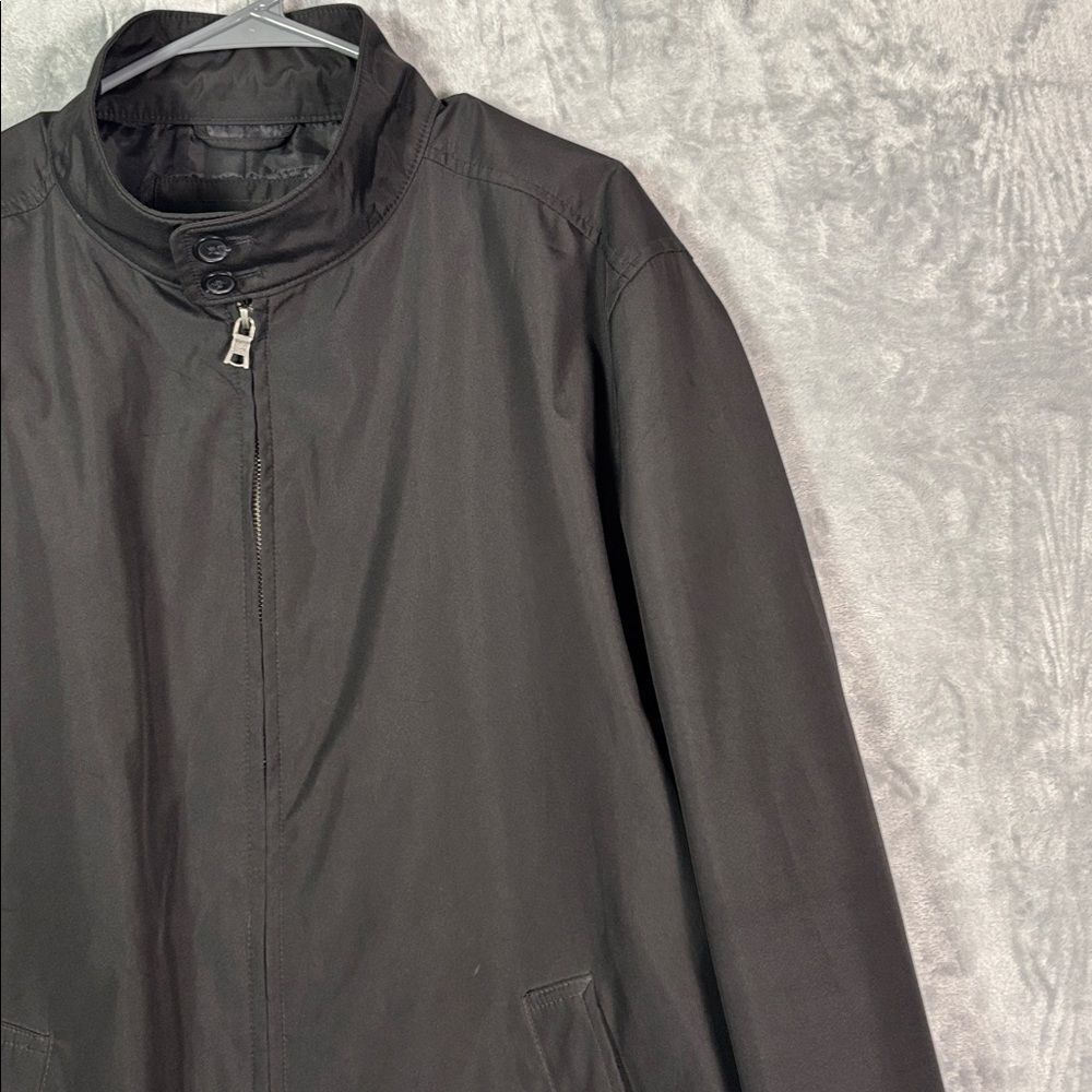 Banana Republic Black Full Zip Snap Neck Closure Jacket Size XL - Picture 4 of 10